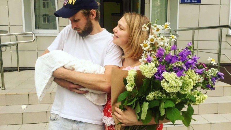 Semyon Serzin and Taisiya Vilkova daughter