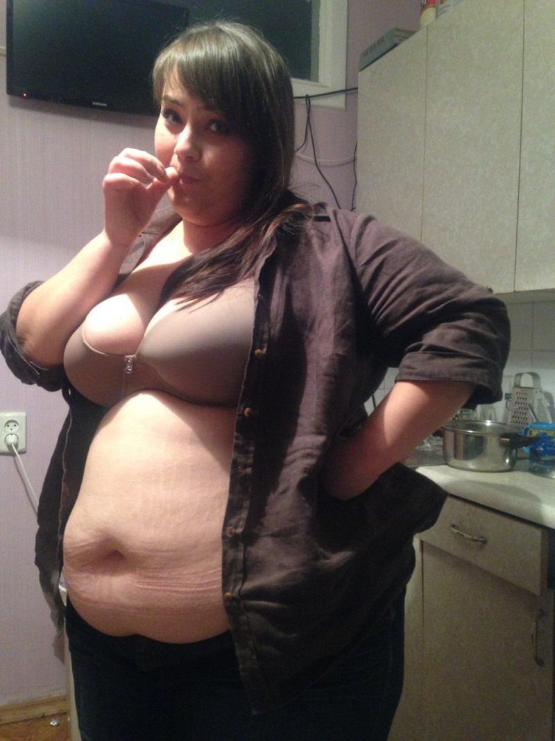 Chubby Belly Granny Nude Private home photo