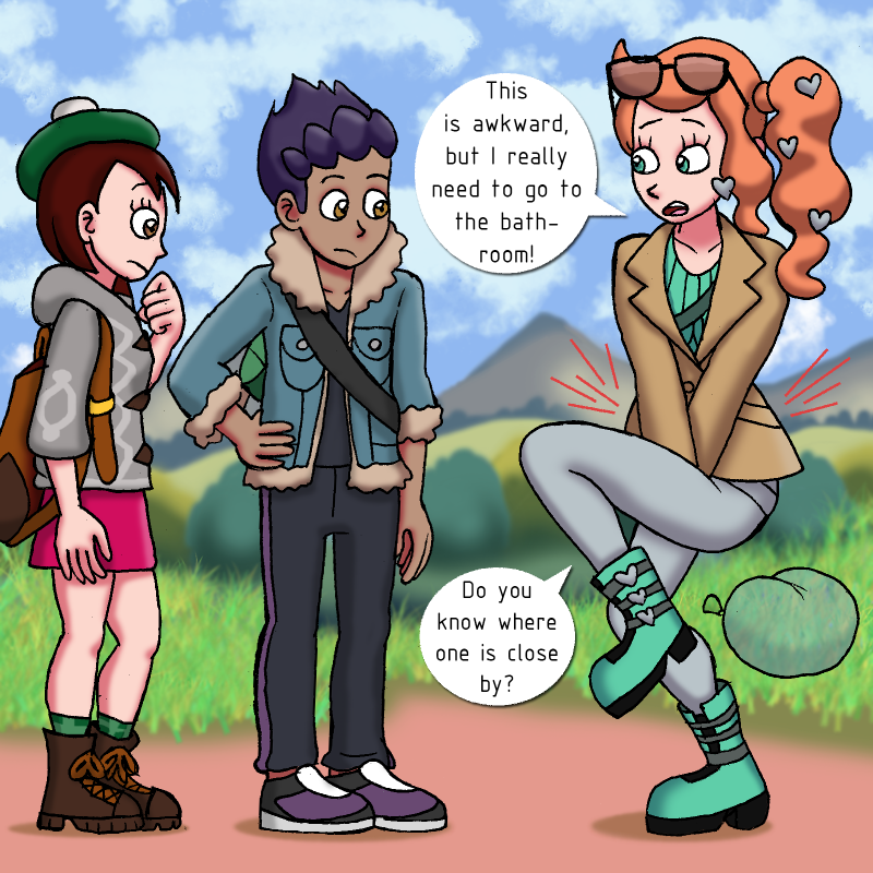 Kate Apton in a dress