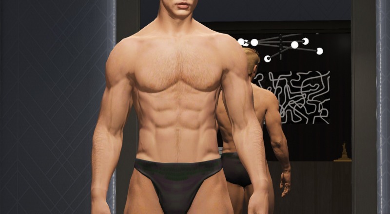 GTA 5 Naked Franklin