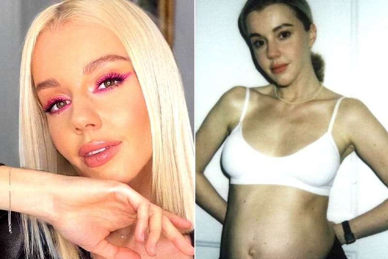 Julianna Karaulova with her son