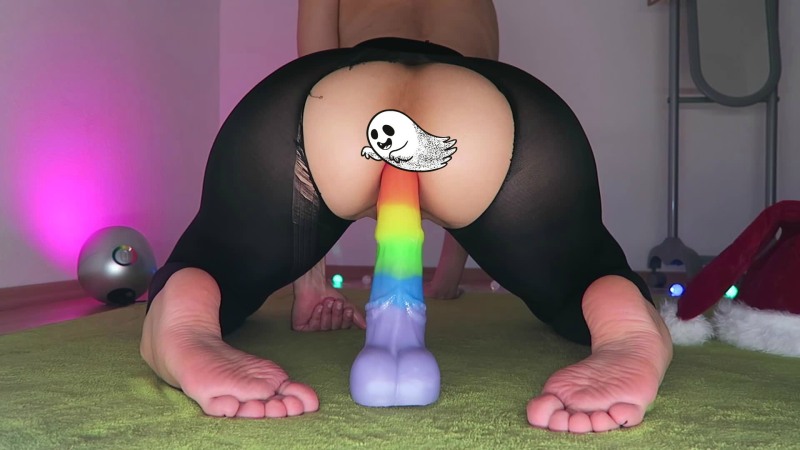 Inflatable toy in the ass