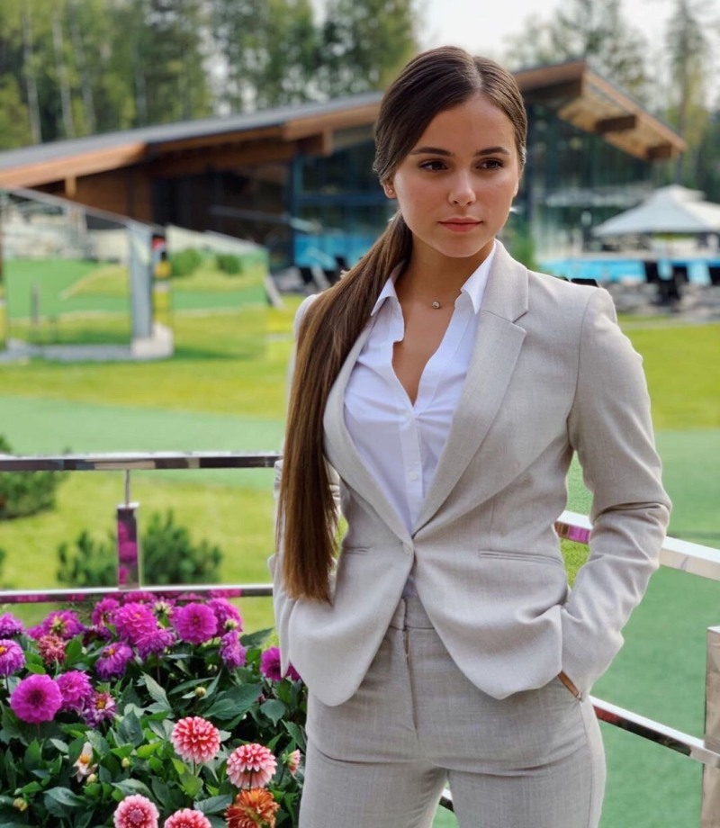 Alexandra Bulychev in underwear