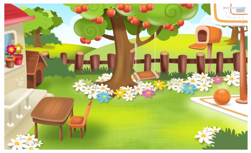 Children in the garden