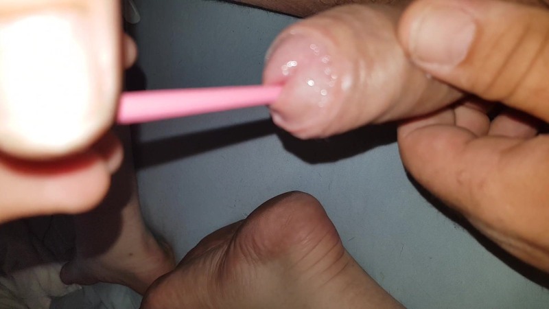 Masturbation of male urethra