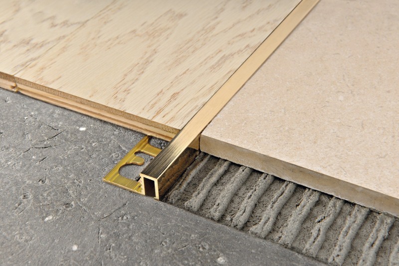 The girl got into a glass