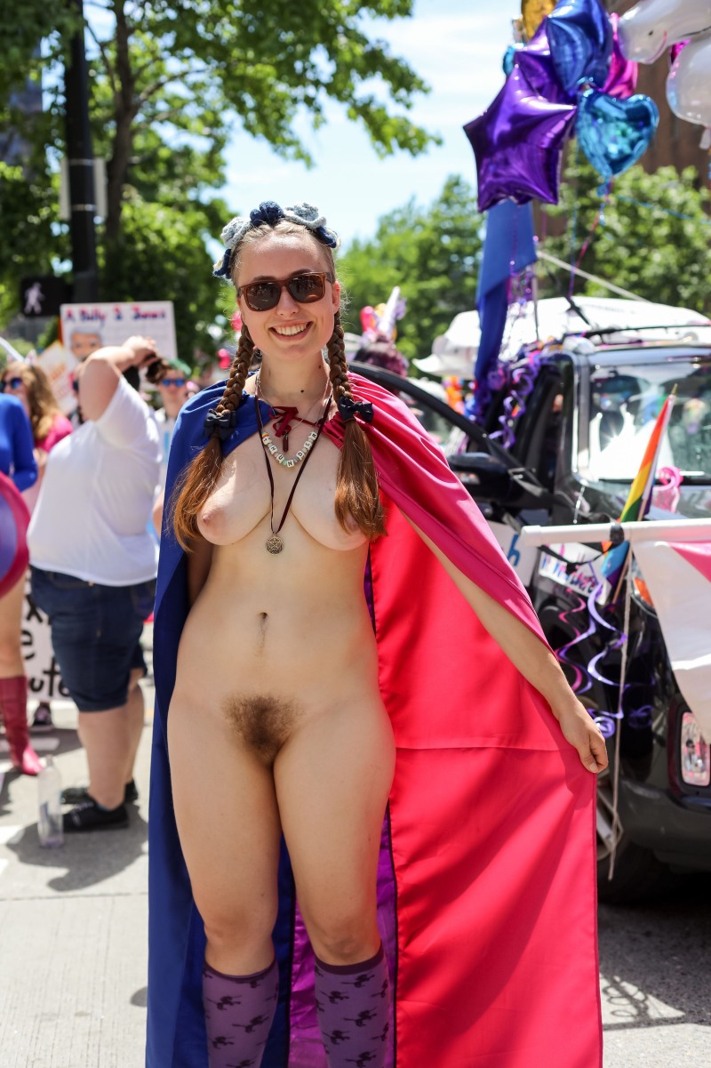 Naked dresses on the catwalk